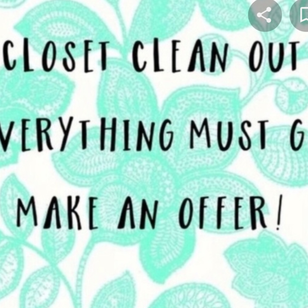 Everything in my closet-cleaning out for new items